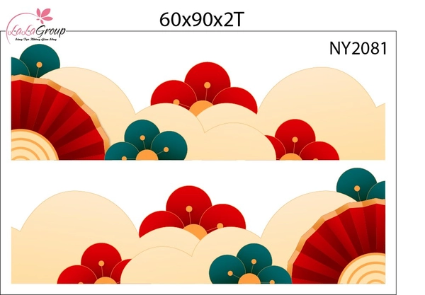 Combo Decal Trang Trí Tết Hai Bé Vui Xuân Và Lân Chúc Phúc 2027