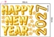 Decal Trang Trí Tết Happy New Year 2027 Phúc Lộc