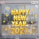 Decal Trang Trí Tết Happy New Year 2027 Phúc Lộc