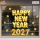 Decal Trang Trí Tết Happy New Year 2027 Phúc Lộc