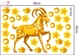 Decal Trang Trí Tết Dê Vàng Đón Xuân