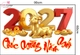 Combo Decal Trang Trí Tết Song Mùi Chúc Mừng Năm Mới 2027