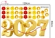 Combo Decal Trang Trí Tết Xuân 2027 Vạn Sự Như Ý Phát Tài Phát Lộc