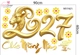 Combo Decal Trang Trí Tết Chúc Mừng Năm Song Mùi Phú Quý 2027