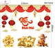 Combo Decal Trang Trí Tết Xuân Đinh Mùi Thần Tài Phát Lộc