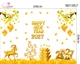 Combo Decal Trang Trí Tết Happy New Year 2027