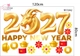 Combo Decal Trang Trí Tết Song Mùi Đón Xuân 2027