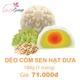 (DCS1) Bánh Trung Thu Kido Dẻo Cốm Sen Hạt Dưa 1 trứng 180gr