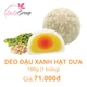 (DDX1) Bánh Trung Thu Kido Dẻo Đậu Xanh Hạt Dưa 1 trứng 180g