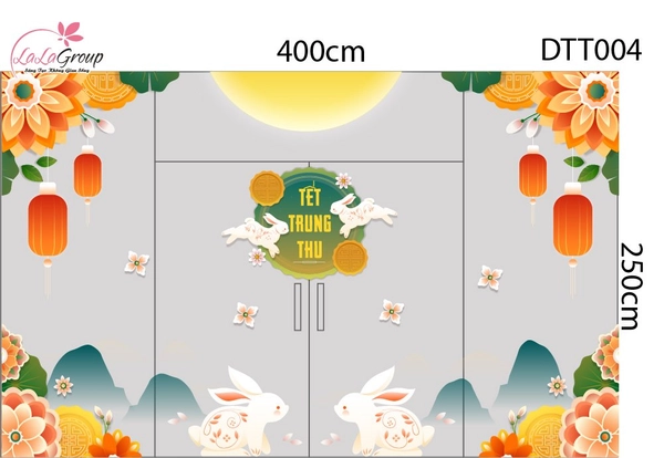 Combo Decal Trang Trí Trung Thu Trăng Rằm Tỏa Sáng