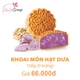 (KM0) Bánh Trung Thu Kido Khoai Môn Hạt Dưa 0 trứng 150g