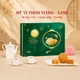 (CB4) Hộp 4 Bánh Trung Thu Kido Mỹ Vị Thịnh Vượng Xanh Lá