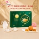 (CB4) Hộp 4 Bánh Trung Thu Kido Mỹ Vị Thịnh Vượng Xanh Lá