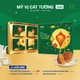 (CB6) Hộp 4 Bánh Trung Thu Kido Mỹ Vị Cát Tường Xanh Lá