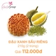 (DR2) Bánh Trung Thu Kido Đậu Xanh Sầu Riêng 2 trứng 210g