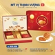 (CB3) Hộp 4 Bánh Trung Thu Kido Mỹ Vị Thịnh Vượng Đỏ