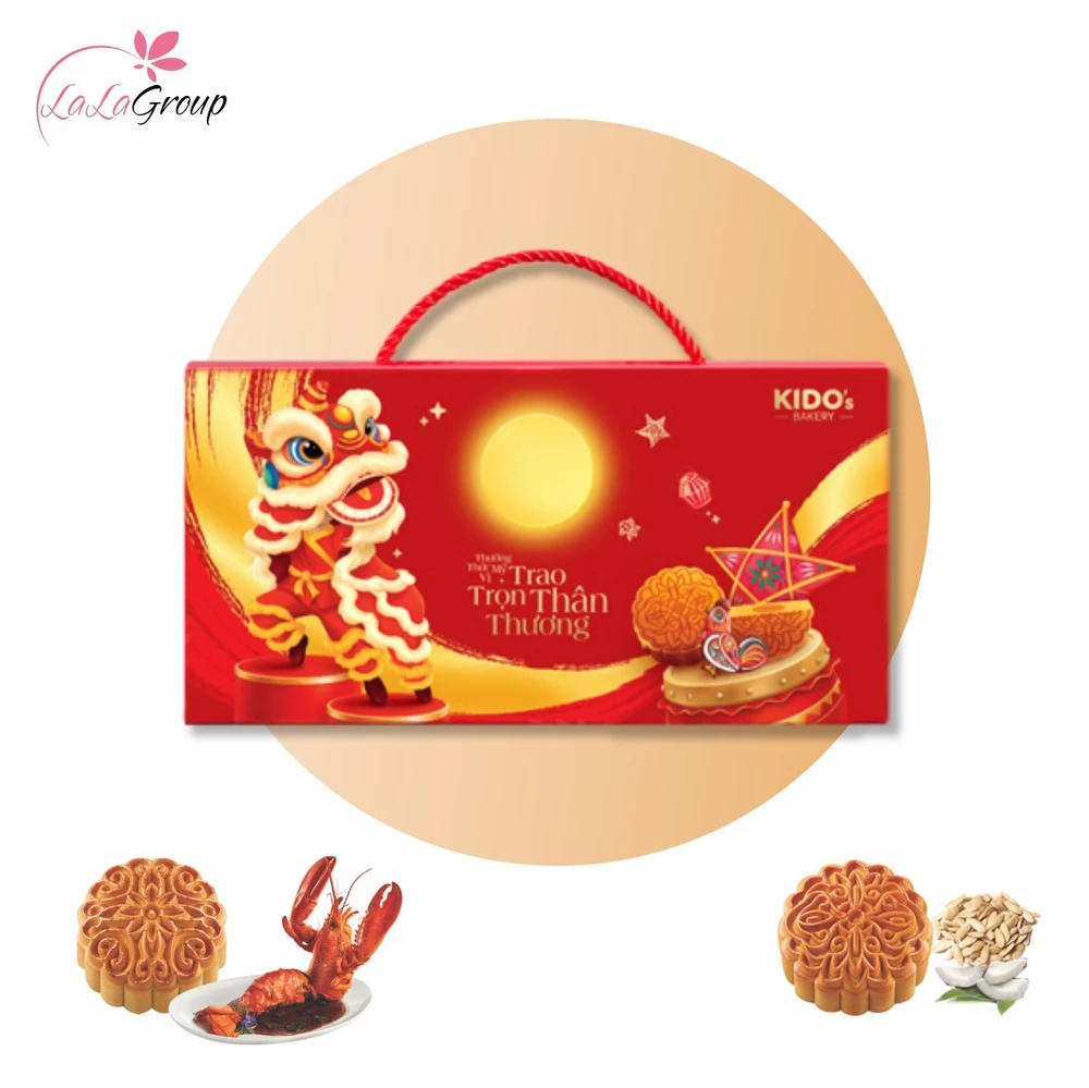 Hộp 2 Bánh Trung Thu KIDO Thành Ý 210gr