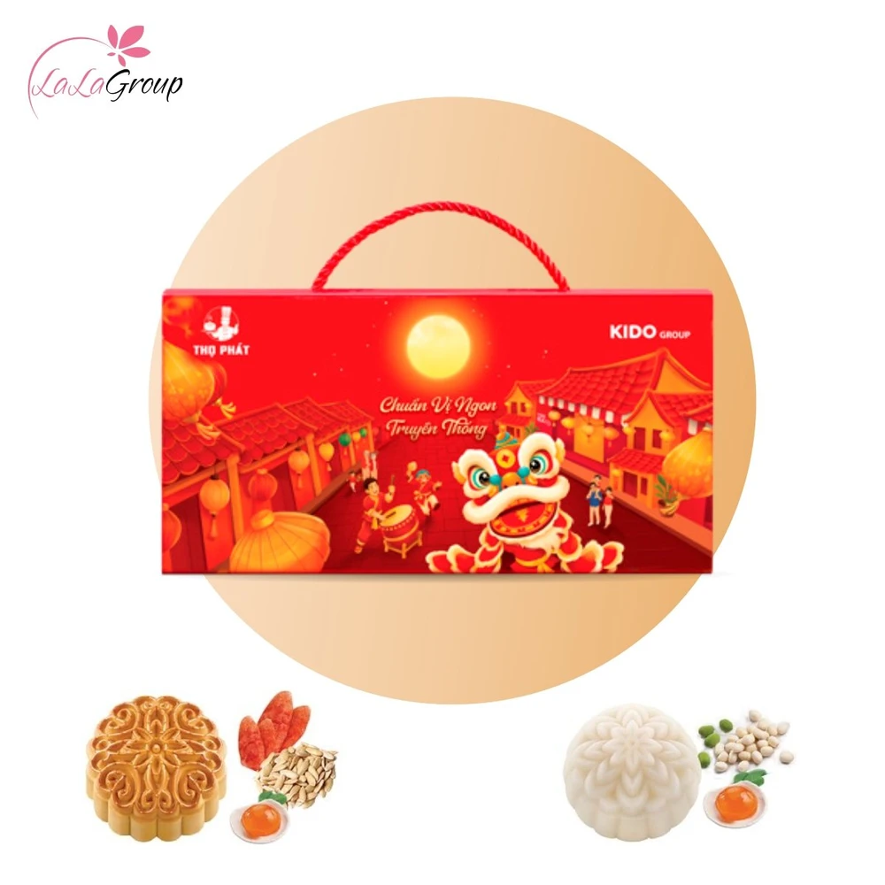 Hộp 2 Bánh Trung Thu Thọ Phát Tâm An