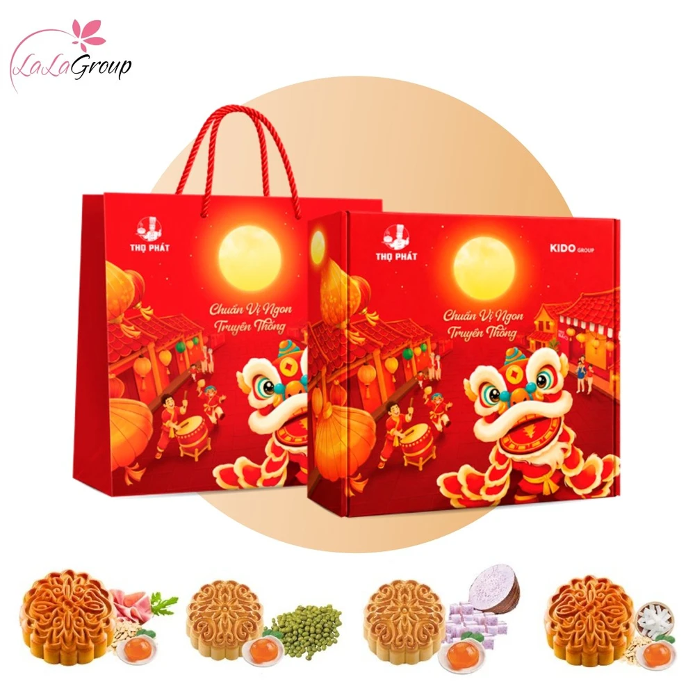 Hộp 4 Bánh Trung Thu Thọ Phát Trường An