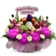 Giỏ Hoa Trái Cây Tâm Thành Dâng Kính