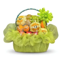 Giỏ Quà Trái Cây Tone Xanh Lá Sức Sống Mới