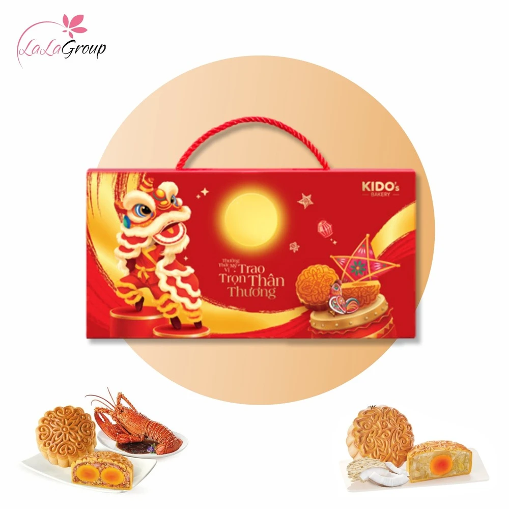 Hộp 2 Bánh Trung Thu KIDO Thành Ý 210gr