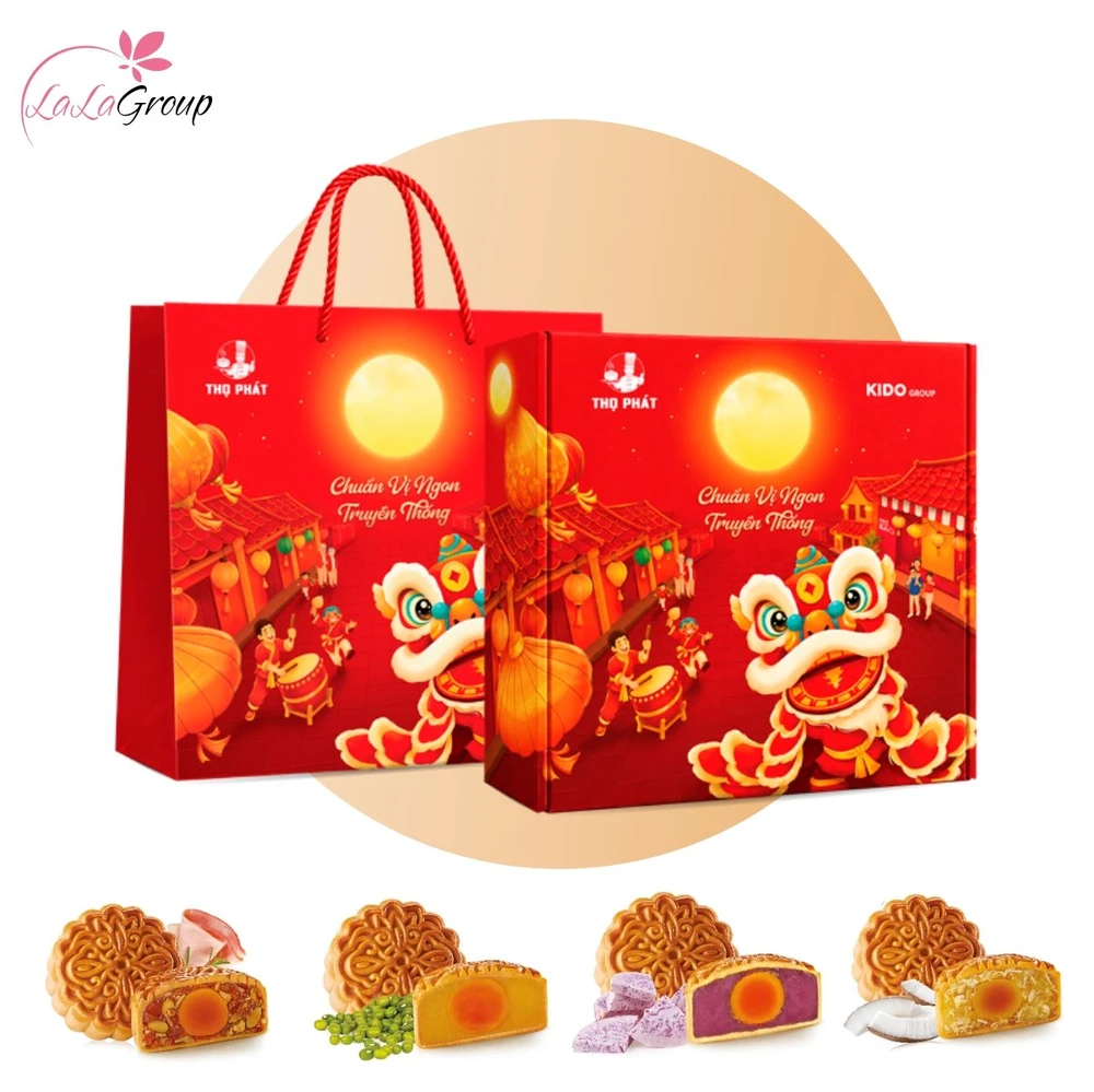 Hộp 4 Bánh Trung Thu Thọ Phát Trường An