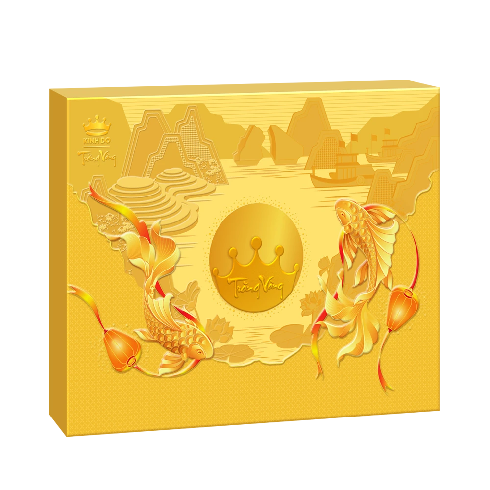 (HNV) Bánh Trung Thu Kinh Đô Trăng Vàng Hồng Ngọc An Phú 4 Bánh 160g Thượng Hạng