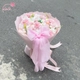 Bó Hoa Hồng Tỷ Muội Mix Hoa Sáp Tone Hồng Dịu Dàng