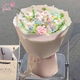 Bó hoa sáp thơm sắc hồng pastel mix hoa xanh trắng