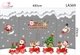 Combo Decal Nguyên Tấm Trang Trí Noel Chuyến Tàu Giáng Sinh Cùng Các Bạn Nhỏ Đáng Yêu