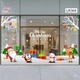 Combo Decal Nguyên Tấm Trang Trí Noel Ông Già Noel, Người Tuyết Và Tuần Lộc Vui Nhộn