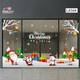 Combo Decal Nguyên Tấm Trang Trí Noel Ông Già Noel, Người Tuyết Và Tuần Lộc Vui Nhộn