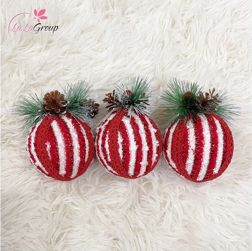 Hộp châu 3 trái trang trí noel