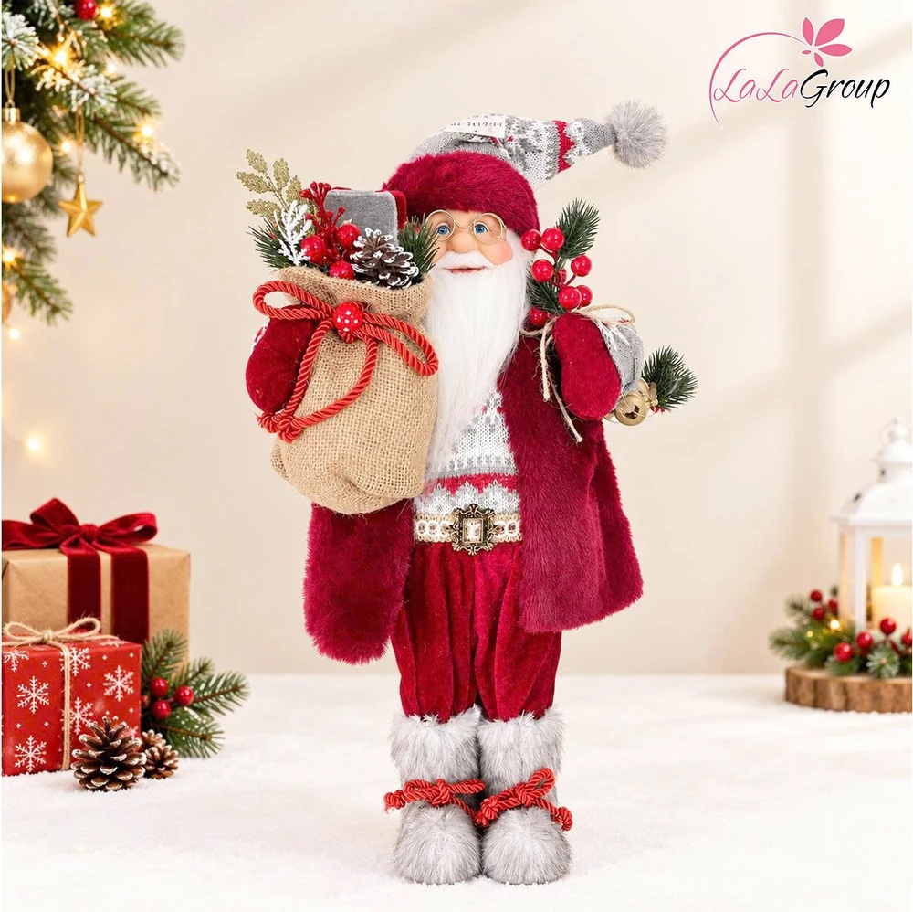 Mô hình Ông Già Noel Trang trí Noel Size Nhỏ