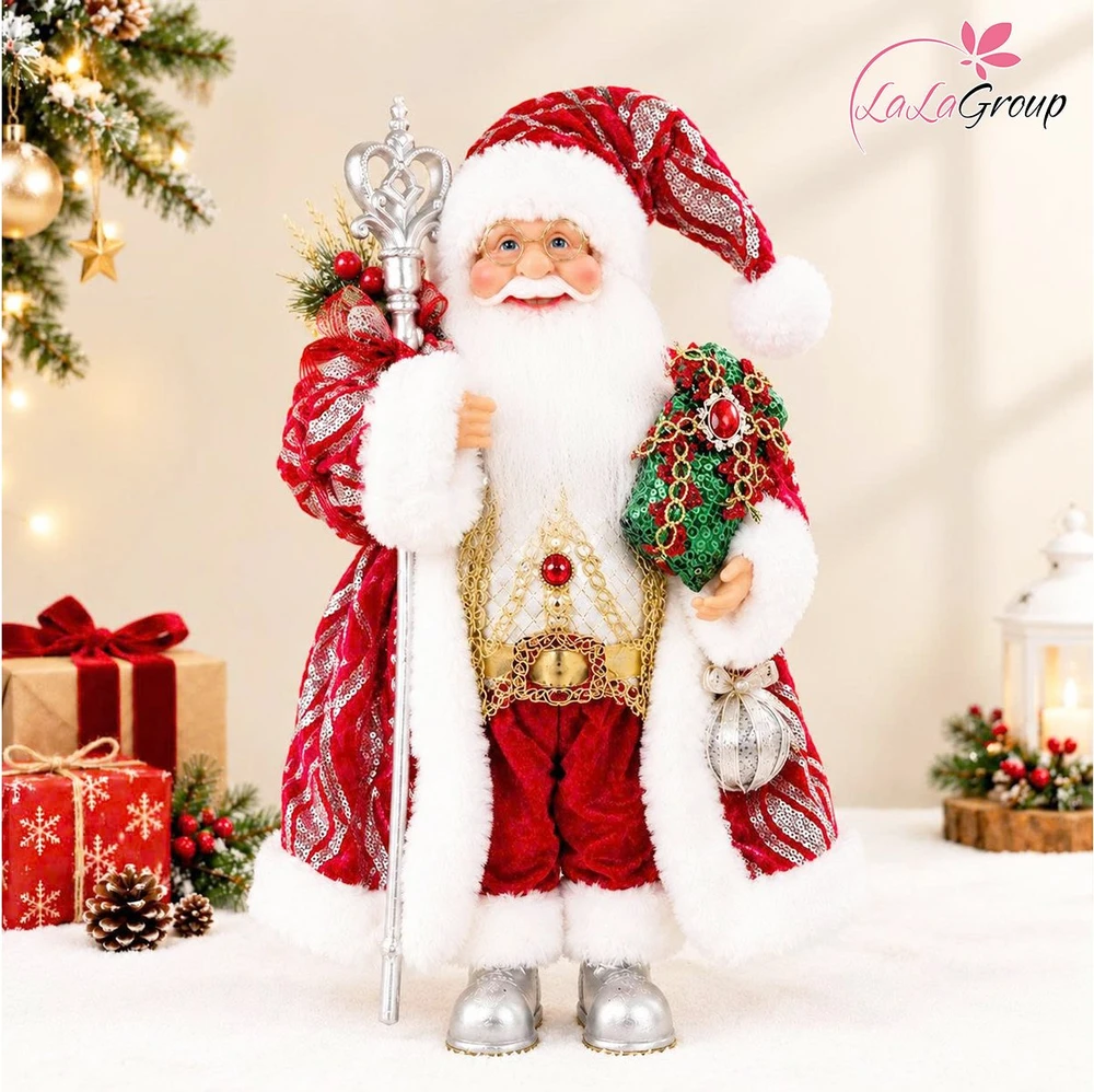Mô hình Ông Già Noel Trang trí Noel Size Nhỏ