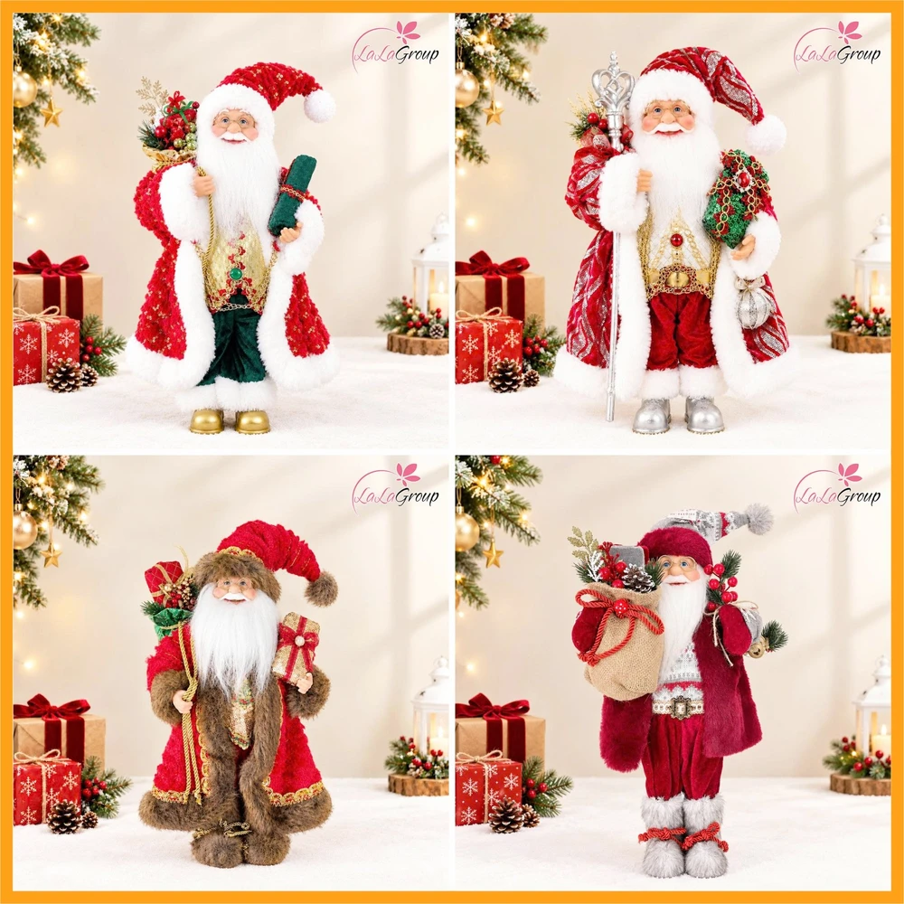 Mô hình Ông Già Noel Trang trí Noel Size Nhỏ