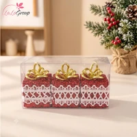 Set 3 hộp quà nhỏ xinh trang trí cây thông noel