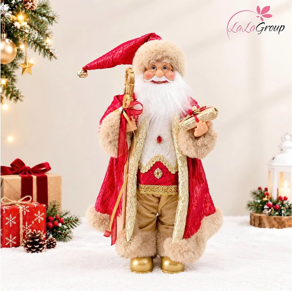 Mô hình Ông Già Noel Trang Trí Cây Thông Size 80cm