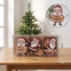 Phụ kiện 9 dây treo bằng gỗ xinh xắn treo trang trí noel