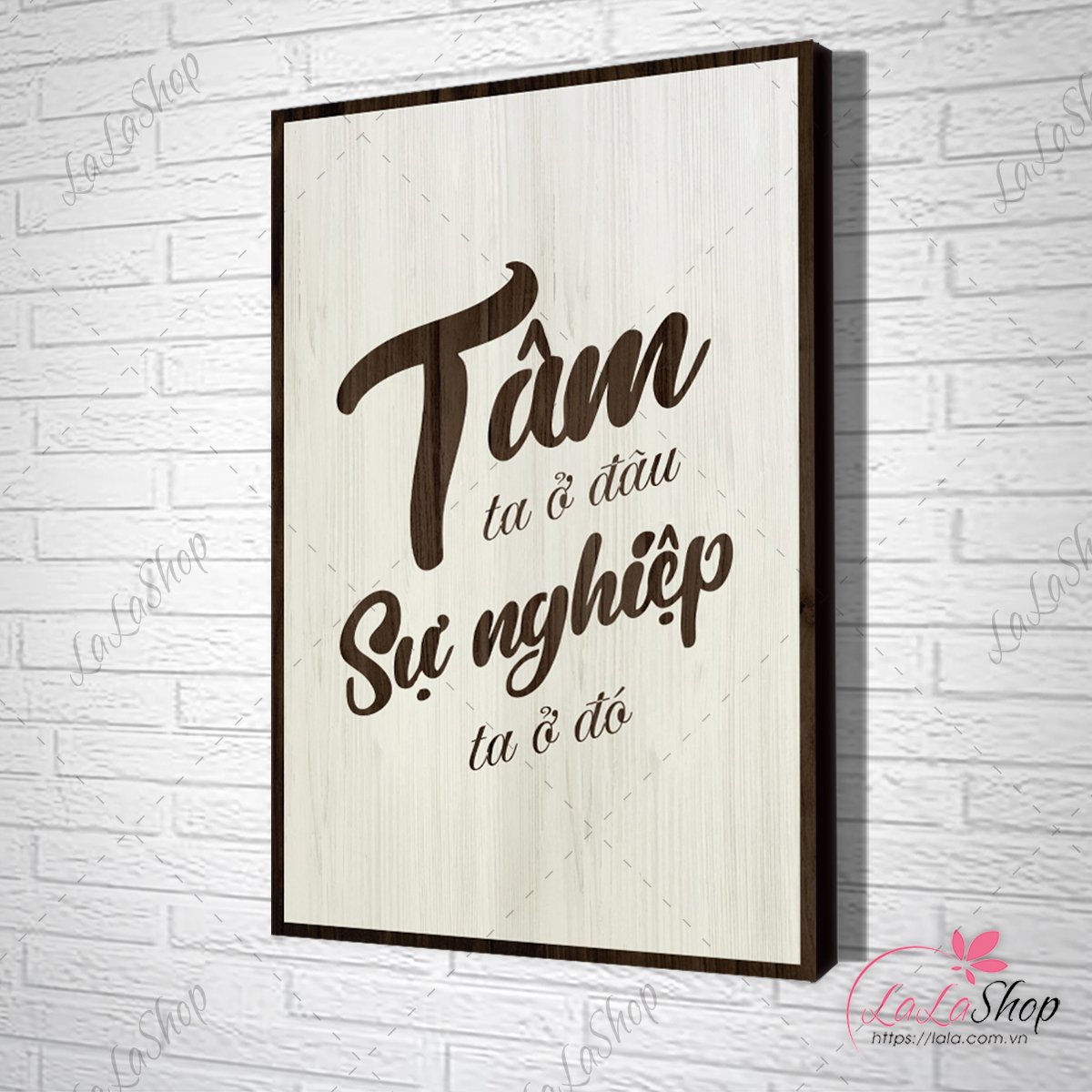 Tranh văn phòng Tâm ta ở đâu sự nghiệp ta ở đó