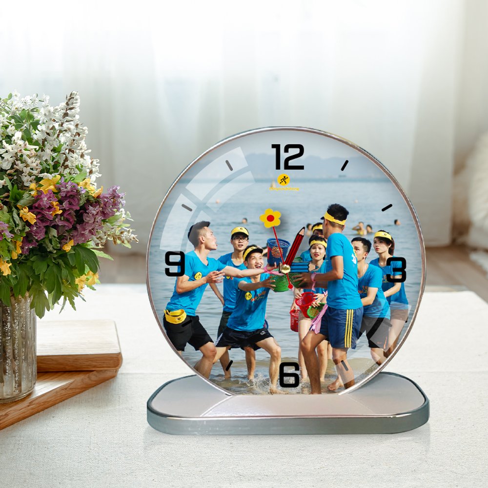 Tranh Đồng Hồ Để Bàn Thiết Kế Theo Yêu Cầu Quà Tặng Doanh Nghiệp Ý Nghĩa