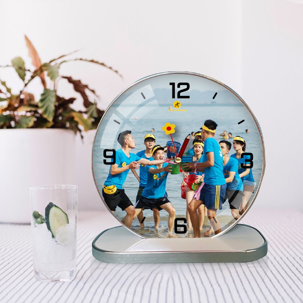 Tranh Đồng Hồ Để Bàn Thiết Kế Theo Yêu Cầu Quà Tặng Doanh Nghiệp Ý Nghĩa