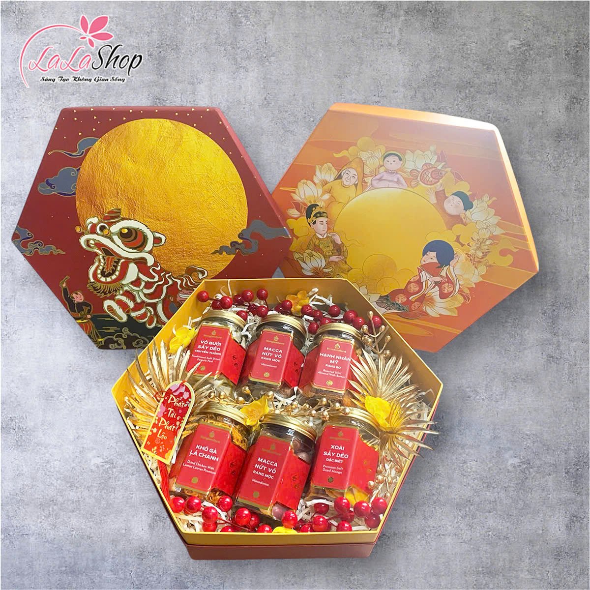 Hộp quà tết xuân nhật vinh hoa 1