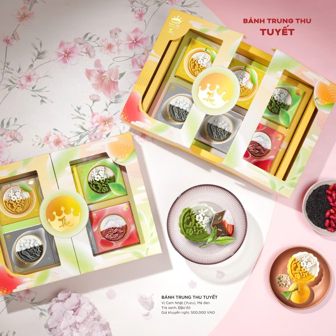 Bánh trung thu Kinh Đô Tuyết - Hộp 6 bánh
