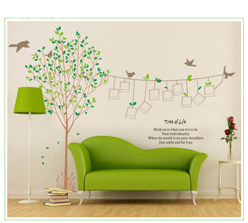 Decal dán tường cây photo 1