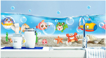 Decal dán chân tường đại dương 2