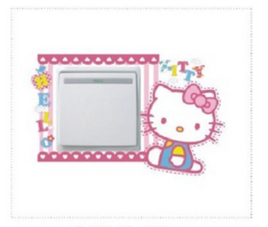 Decal ổ điện Kitty