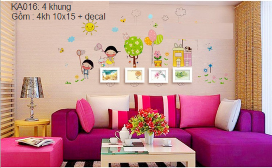 Khung ảnh bộ 4 khung - KA016