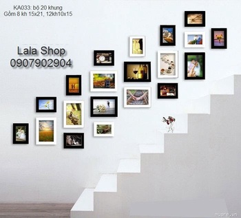 Khung ảnh bộ 20 khung KA033